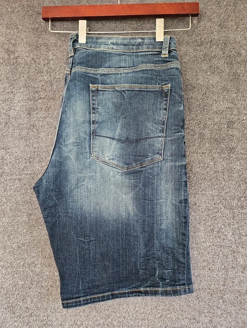 ASOS Acid Wash Denim Bermudas Shorts Size 36W